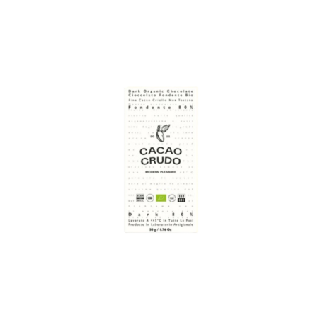 CIOCCOLATO FONDENTE 80% RAW BIO 50G