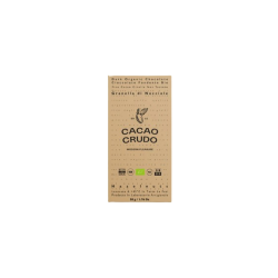 CIOCCOLATO FONDENTE GRANELLA DI NOCCIOLE RAW BIO 50G