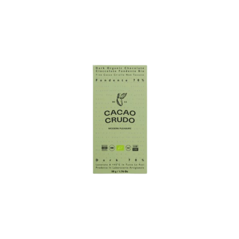 CIOCCOLATO FONDENTE NERO 70% 50G