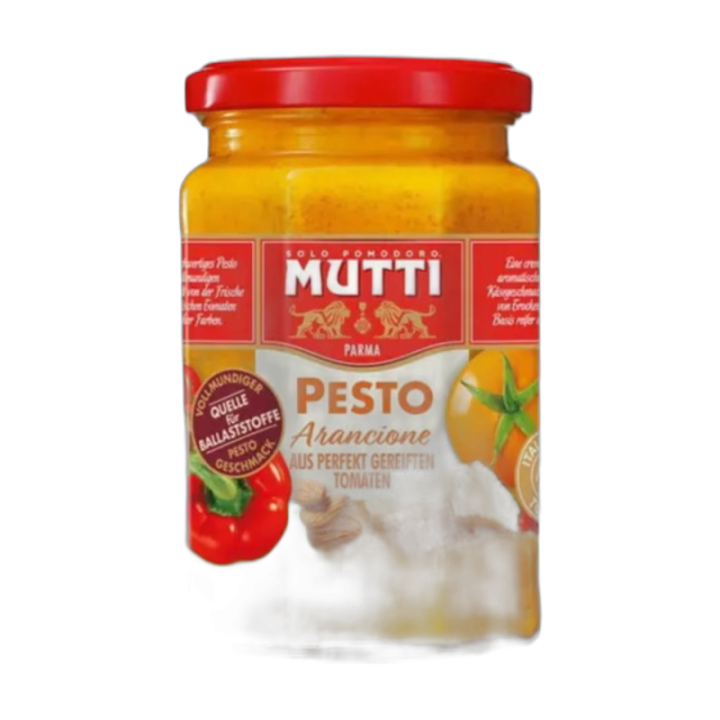 MUTTI Pesto de tomatates naranjas 180 g