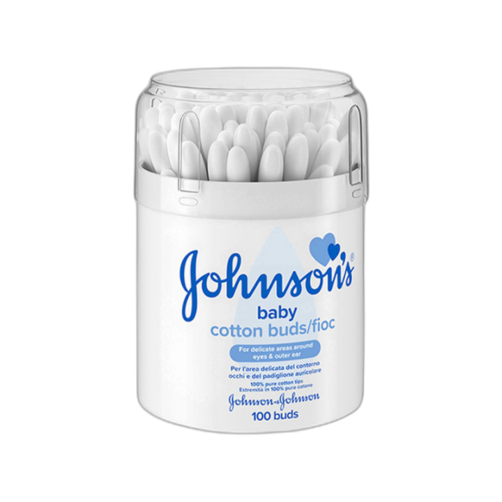 JOHNSON'S BABY Bastoncillos de algodón 100 unidades