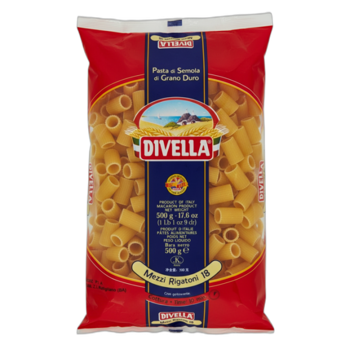DIVELLA Mezzi Rigatoni N.18 500 g