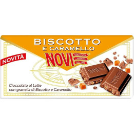 NOVI Chocolate con galleta y caramelo 100 g