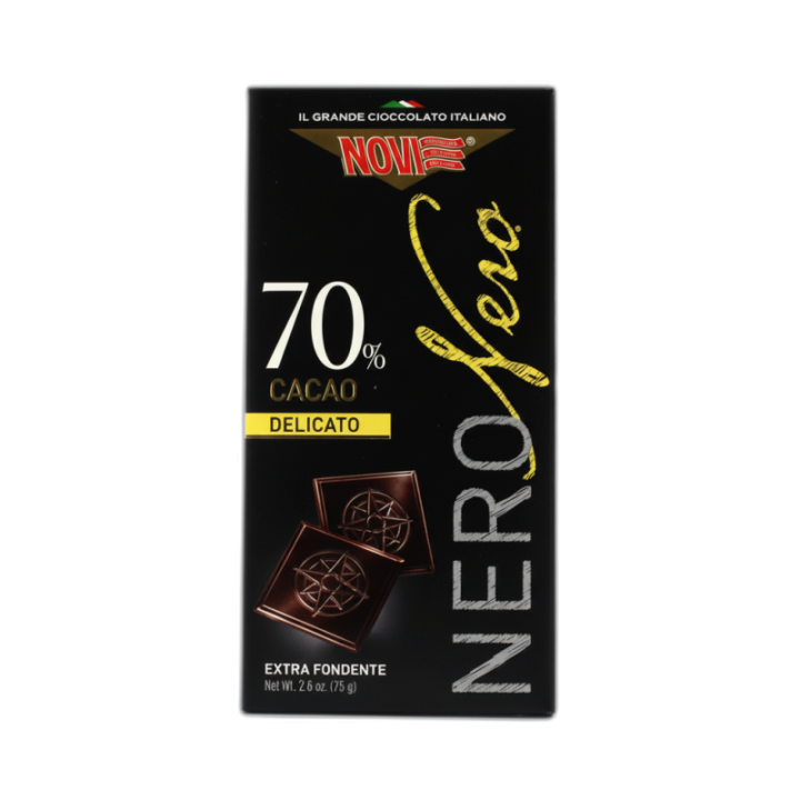 NOVI Neronero 70% chocolate negro 75 g