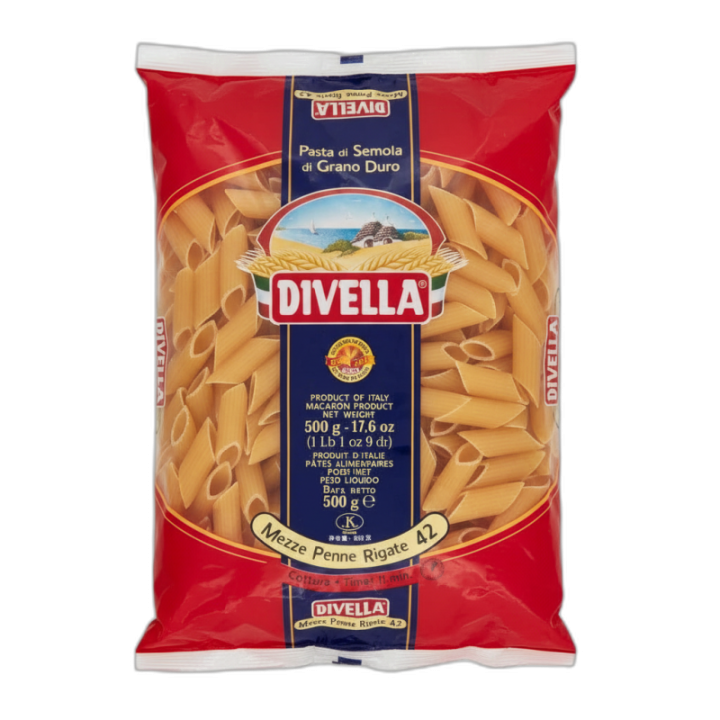 DIVELLA Mezze Penne Rigate N.42 500 g