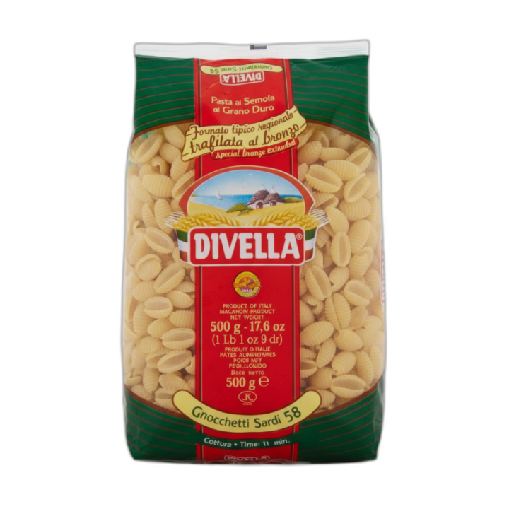 DIVELLA Spaghetti Bronzo Gnocchi Sardi N.58 500 g
