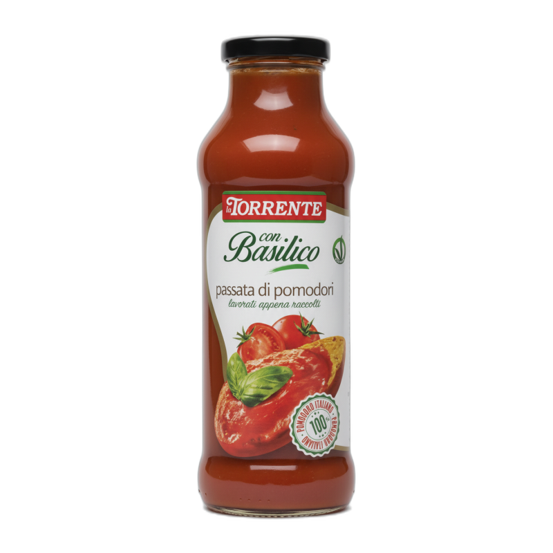 TORRENTE PASSATA BASILICO B.VETRO