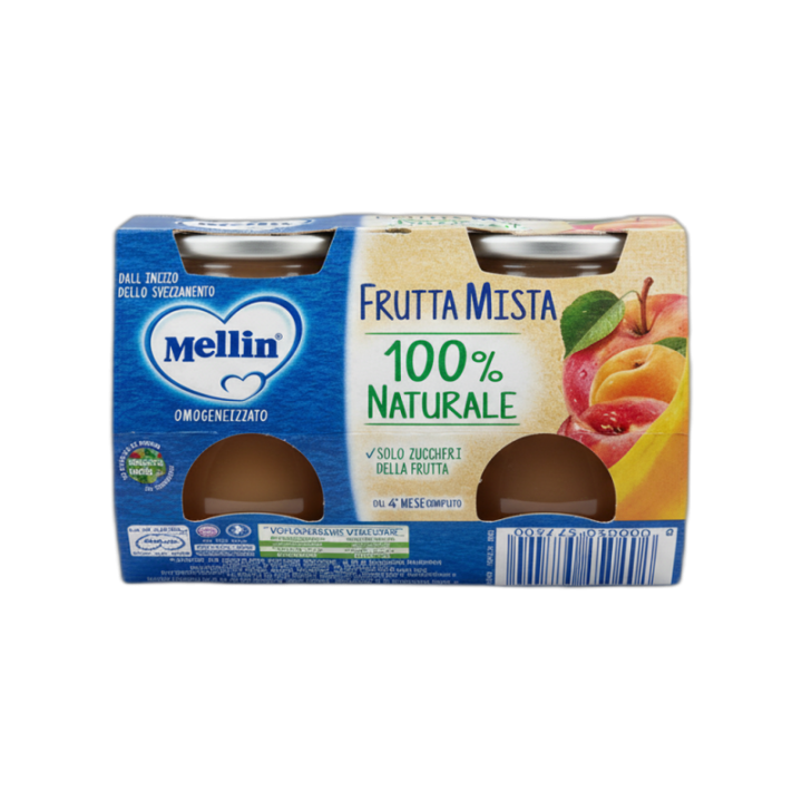 MELLIN Tarritos de fruta mixta 2 x 100 g