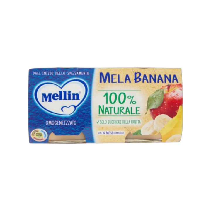 MELLIN Tarritos de manzana y plátano 2 x 100 g