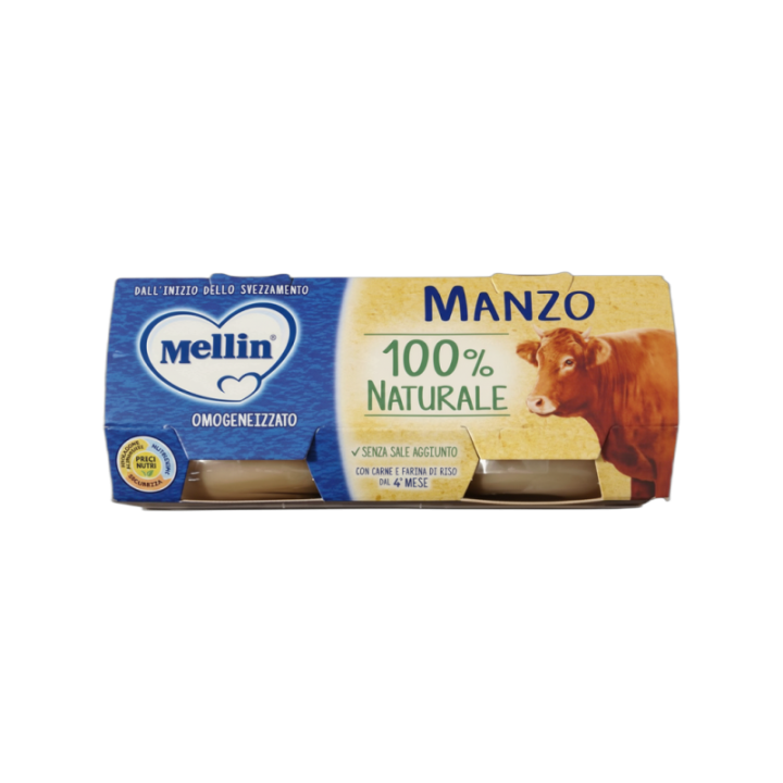 MELLIN Tarritos de ternera 2 x 80 g