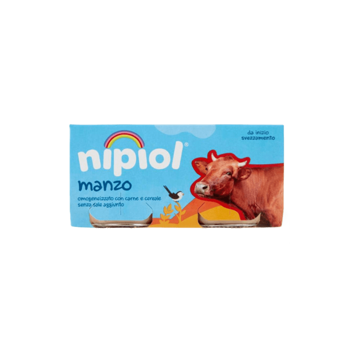 NIPIOL Tarritos de ternera 80 g x 2