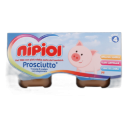 NIPIOL Tarritos de jamón 80 g x 2