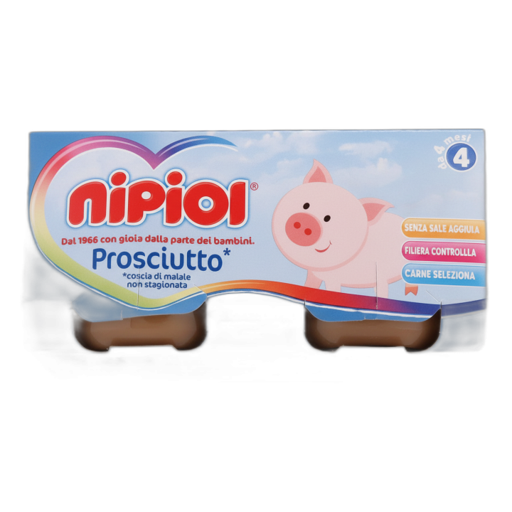 NIPIOL Tarritos de jamón 80 g x 2