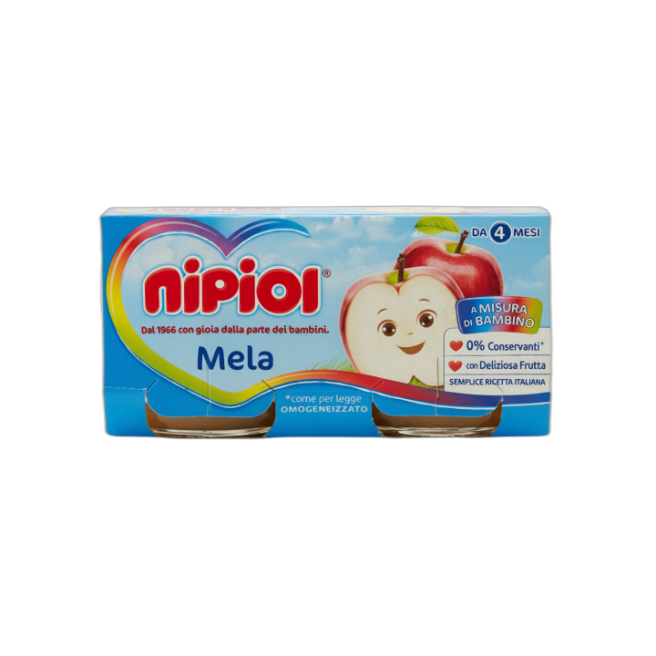 NIPIOL Tarritos de manzana 80 g x 2