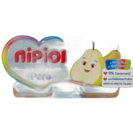 NIPIOL Tarritos de pera 80 g x 2
