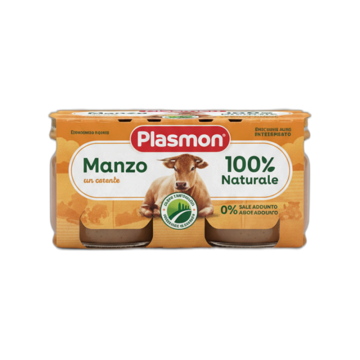 PLASMON Tarritos de ternera 2 x 80 g