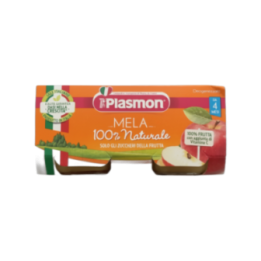 PLASMON Tarritos de manzana 2 x 80 g