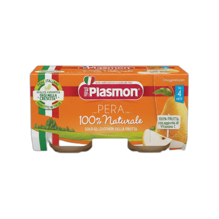 PLASMON Tarritos de pera 2 x 80 g