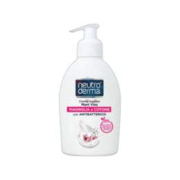 NEUTRODERMA Crema de manos y rostro Magnolia y Algodón 300 ml