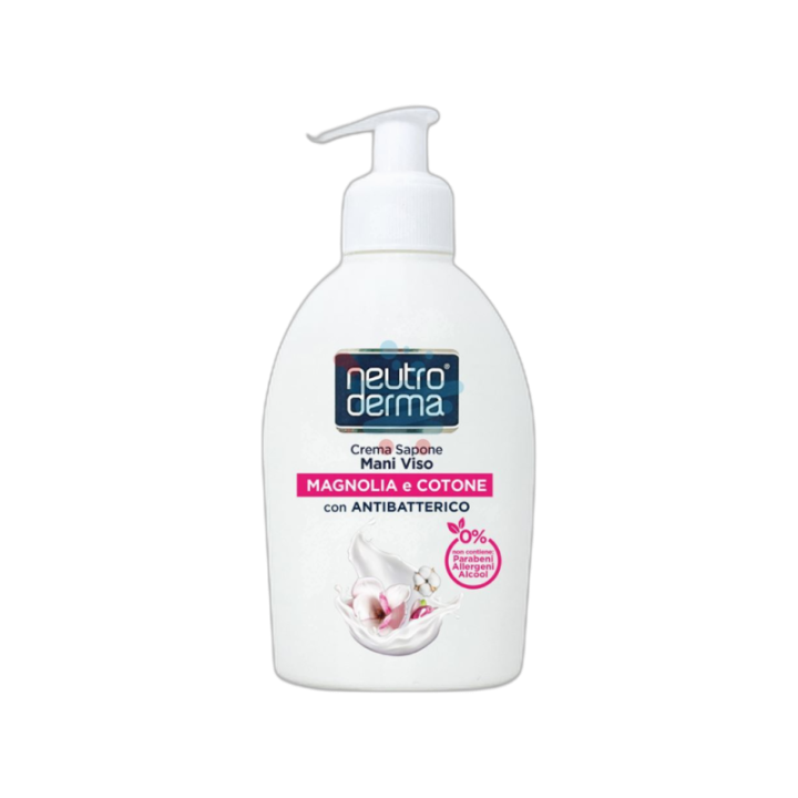 NEUTRODERMA Crema de manos y rostro Magnolia y Algodón 300 ml