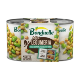 BONDUELLE Mix de garbanzos y edamame 160 g x 2