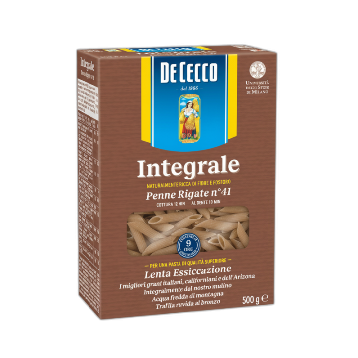 DE CECCO Penne Rigate integrales N.41 500 g