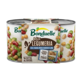 BONDUELLE Mix de garbanzos y judías 150 g x 2