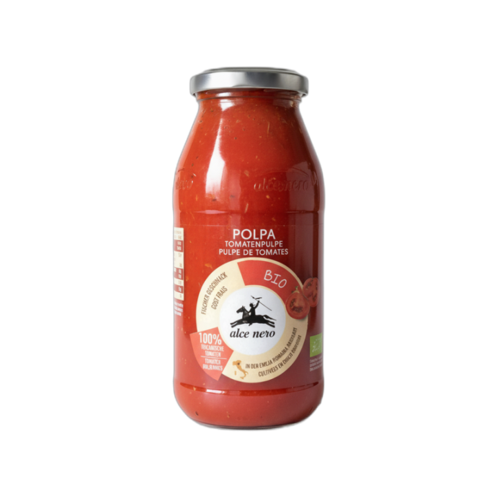 ALCE NERO Pulpa de tomate BIO 500 g