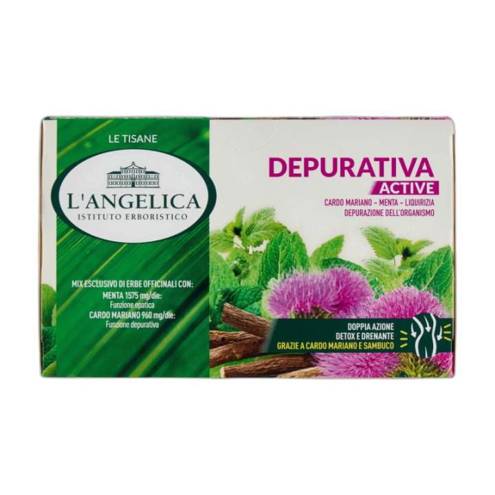 ANGELICA Tisana Depurativa Oro 18 filtros 40 g
