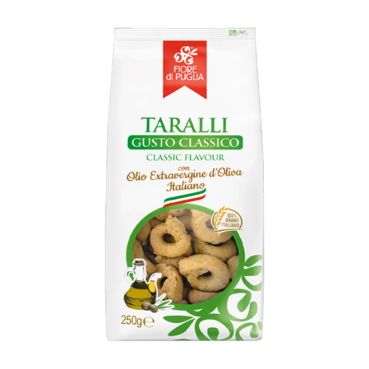 FIORE DI PUGLIA Taralli Clásicos 250 g