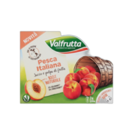 VALFRUTTA Zumo de melocotón 3 x 200 ml