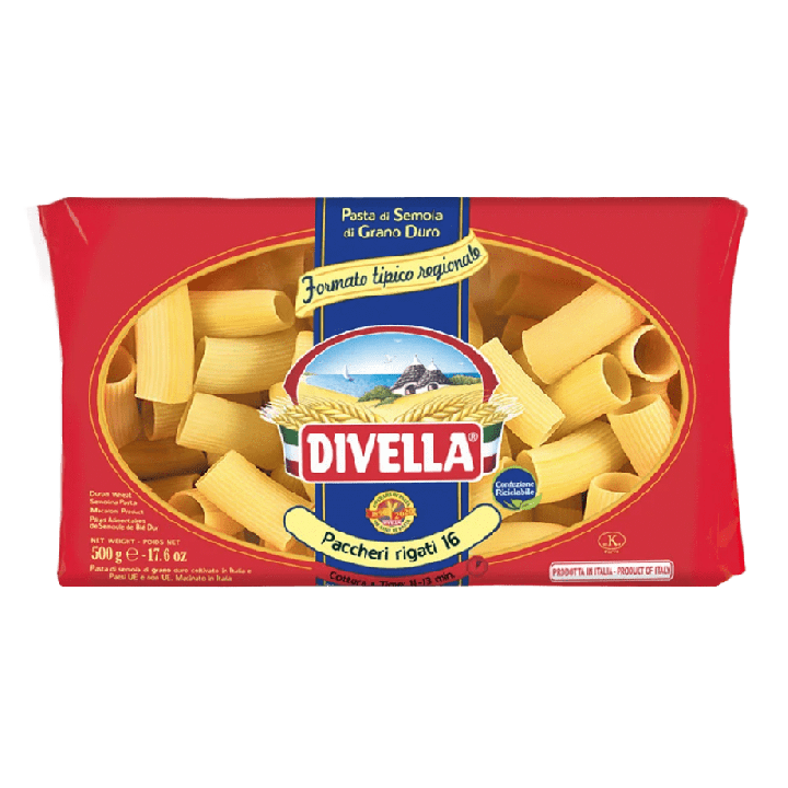 DIVELLA Paccheri Rigati N.16 500 g