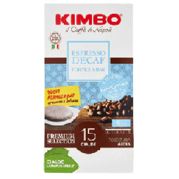 KIMBO Café espresso descafeinado en cápsulas 15 unidades
