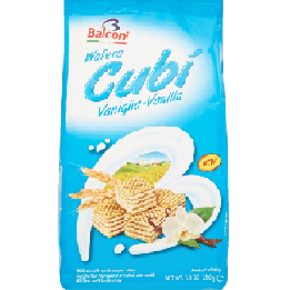 BALCONI Barquillos Cubi de vainilla 250 g