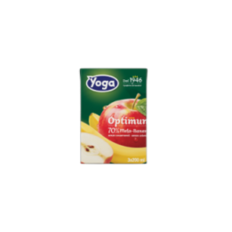 YOGA Zumo de manzana y plátano 3 x 200 ml