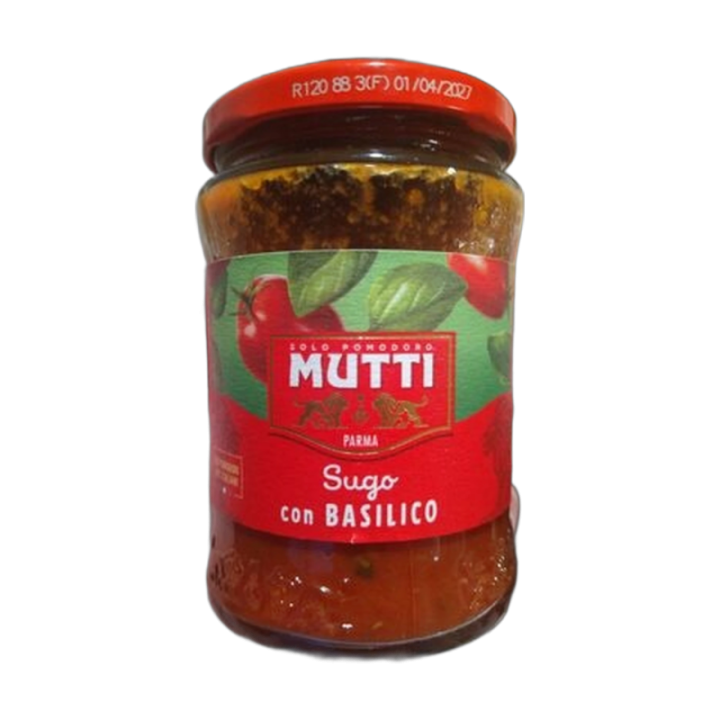 MUTTI Salsa de tomate y albahaca 280 g