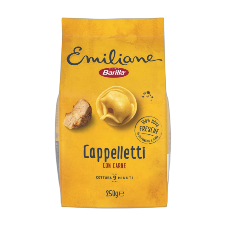 BARILLA Emiliane Cappelletti al huevo con carne 250 g