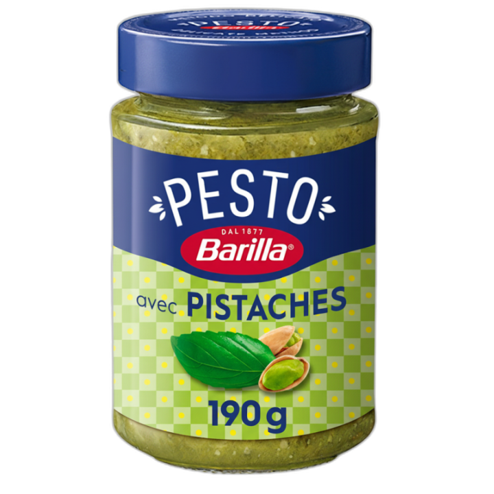 BARILLA Pesto de albahaca y pistacho 190 g