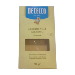 DE CECCO Lasagne al huevo N.112 500 g