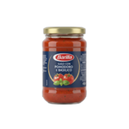 BARILLA Salsa de tomate y albahaca 400 g