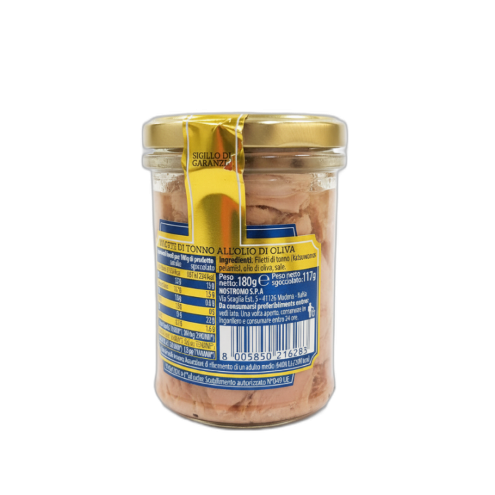 NOSTROMO Filetes de atún en aceite de oliva 180 g