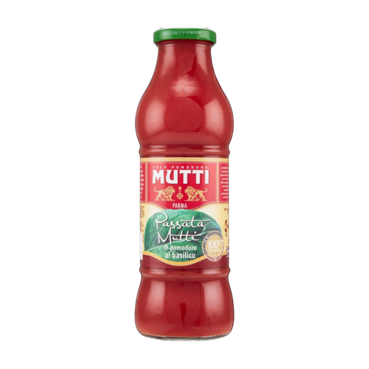 MUTTI Passata de tomate con albahaca 700 g