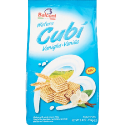 WAFER CUBI' 250G VANIGLIA