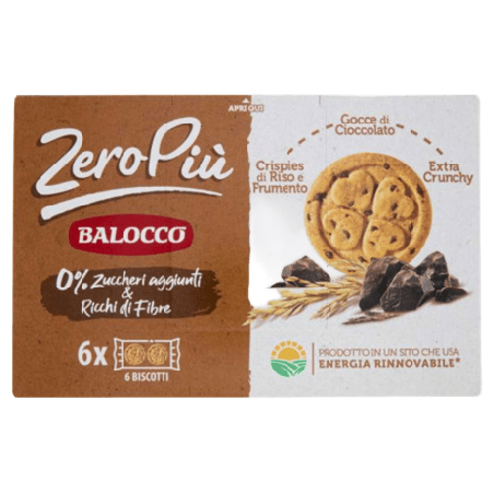 BALOCCO BISCOTTI ZEROPIU G.CIOCC.