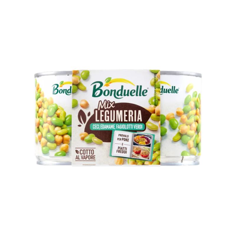 BONDUELLE LATTA MIX CECI/EDAMAME GR160X2
