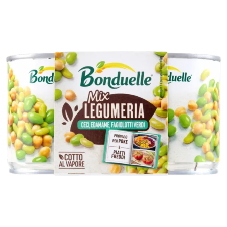 BONDUELLE LATTA MIX CECI/EDAMAME GR160X2
