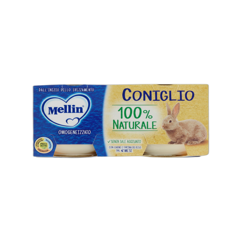 MELLIN 2X80 CONIGLIO OMOGENEIZZATO
