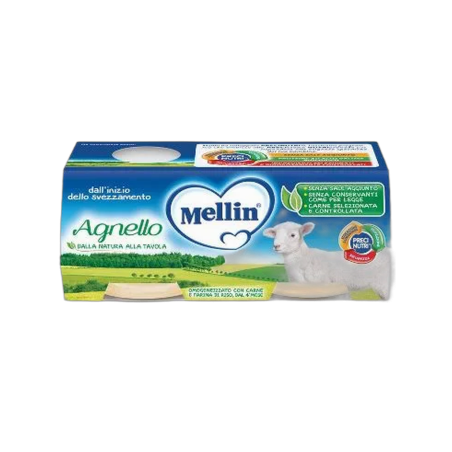 MELLIN 2X80 AGNELLO OMOGENEIZZATO