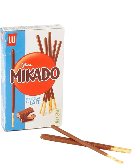 SAIWA Mikado de chocolate con leche 75 g